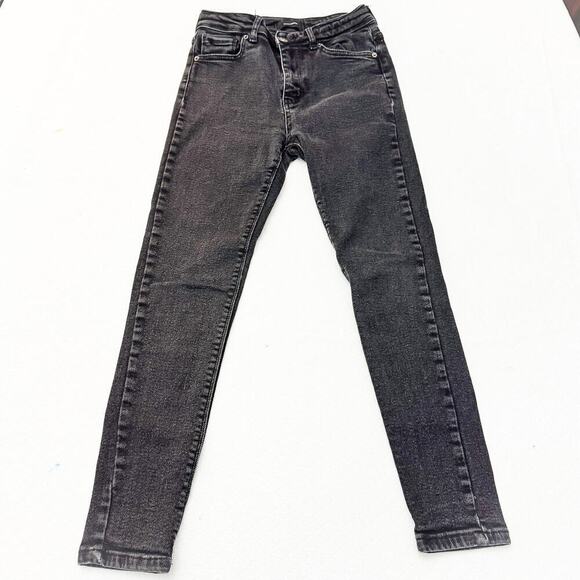 Dsquared2 High Waist Black Charcoal Denim Jeans Size Article 720 30 x 34 Italy - Picture 2 of 8